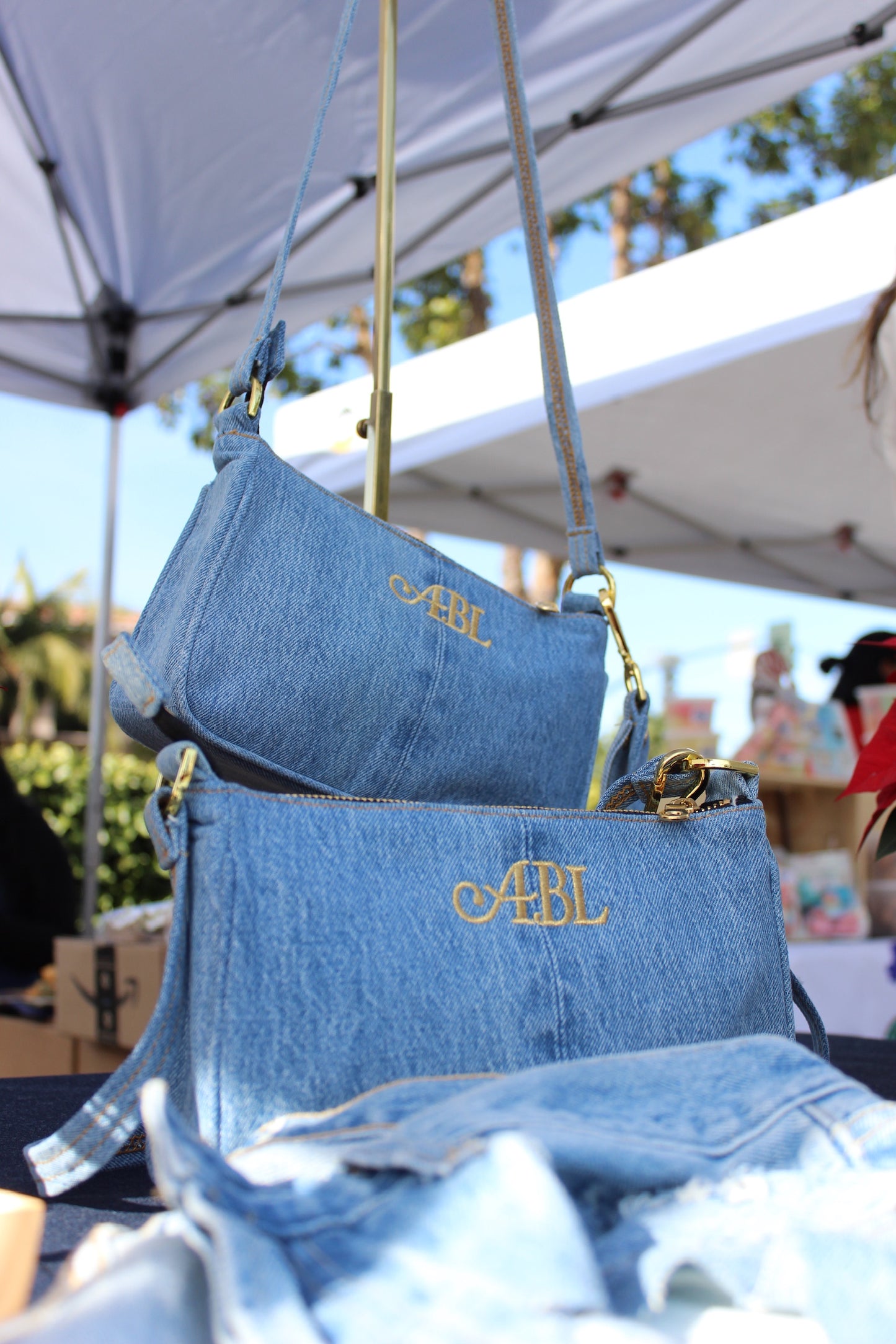 Light Wash - Denim Hand Bag