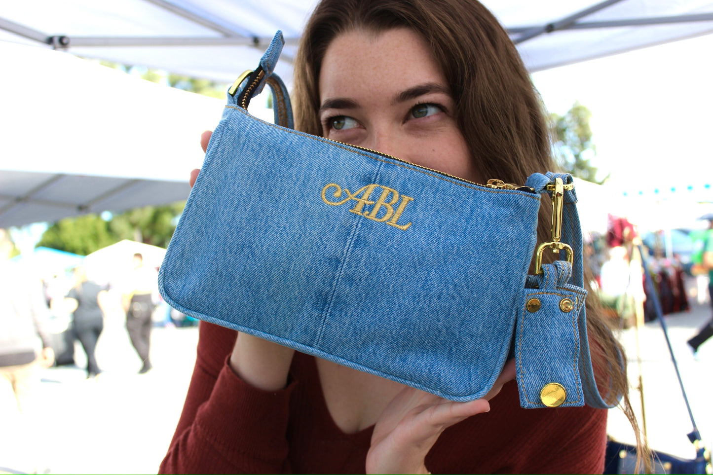 Light Wash - Denim Hand Bag