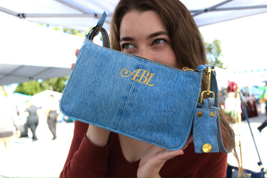 Light Wash - Denim Hand Bag